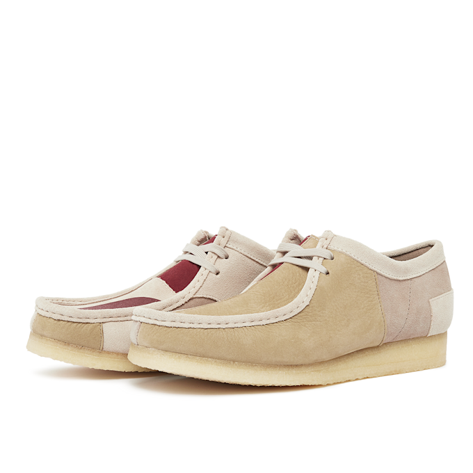 Clarks Originals x Franck Pellegrino Wallabee Red Combi beige 86864 1