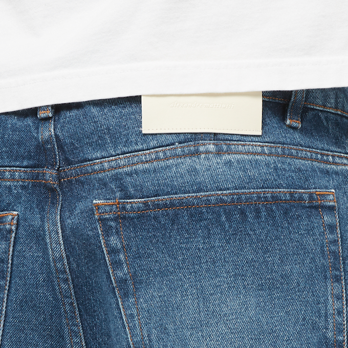 AMI PARIS Tapered Fit Jeans blauw 85010 5