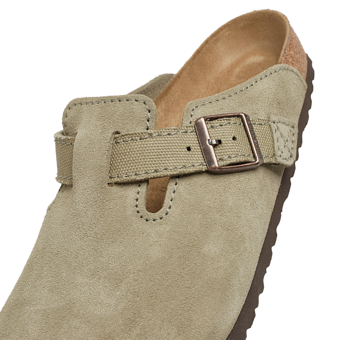 Birkenstock Boston Suede Canvas green 85019 4