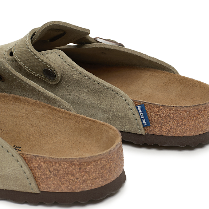 Birkenstock Boston Suede Canvas green 85019 5