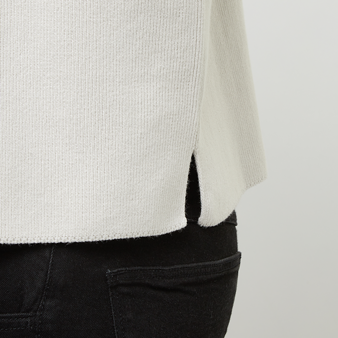 AMI PARIS Red ADC Knit Sweater beige 88174 6