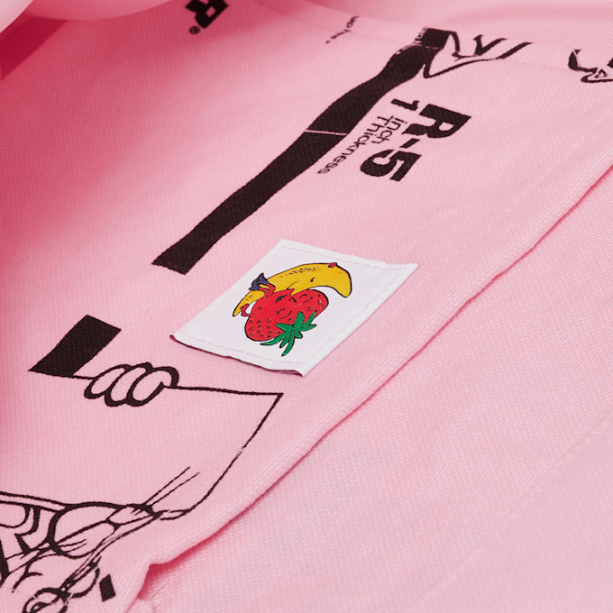 Sky High Farm Insulation Print Tote Bag Woven light pink 90506 4