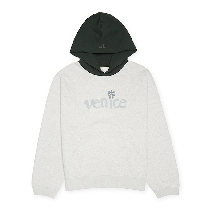 ERL Venice Grey Knit Hoodie grey 89598 1