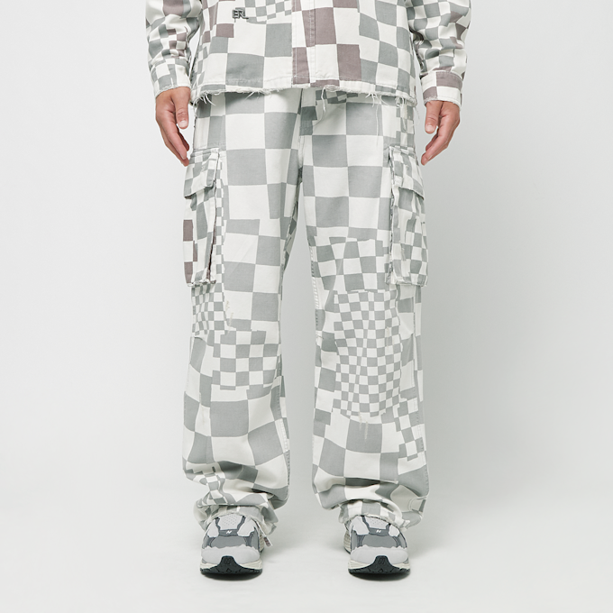 ERL Unisex Printed Cargo Pants Woven grijs 90899 2