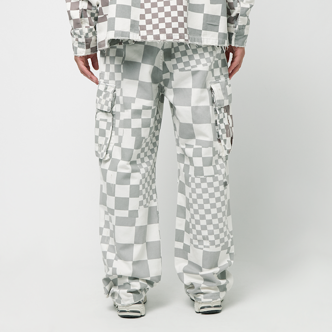 ERL Unisex Printed Cargo Pants Woven grey 90899 4