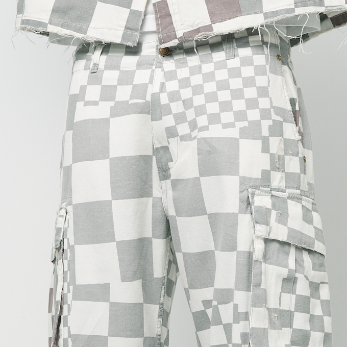 ERL Unisex Printed Cargo Pants Woven grau 90899 5