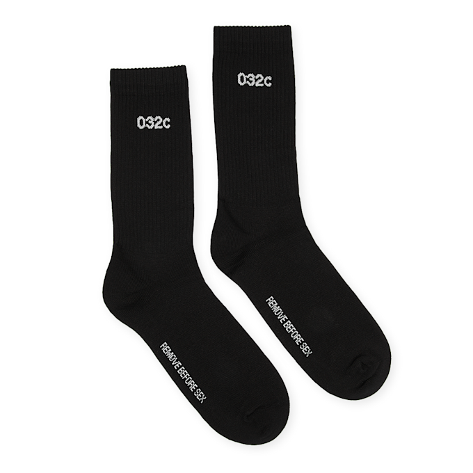 032c Remove Before Sex Socks black 89813 2