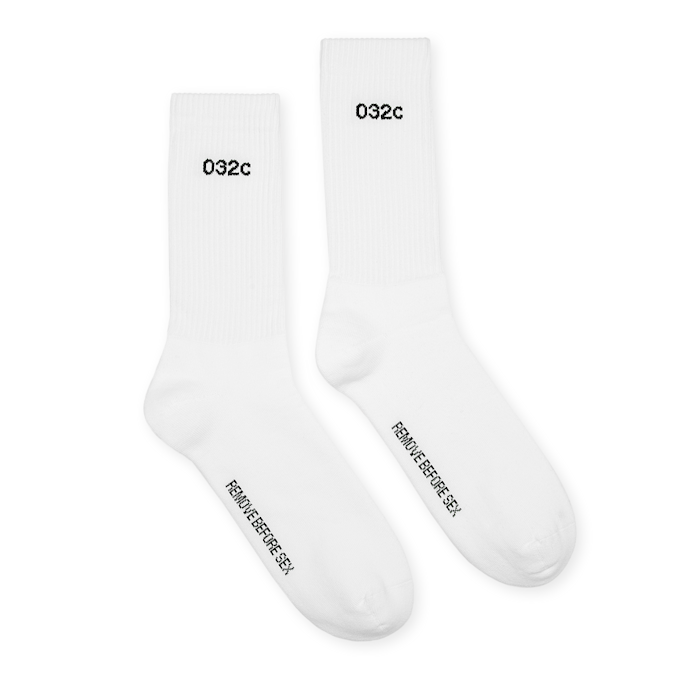 032c Remove Before Sex Socks white 90601 2