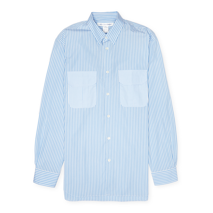 Comme des Garcons Shirt Shirt Woven blauw 89027 1
