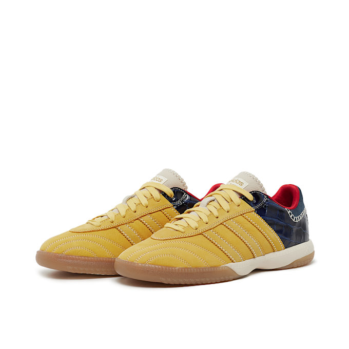 adidas Originals x Wales Bonner Wmns Samba Millennium "Fade Gold Navy Croc" geel 88205 1