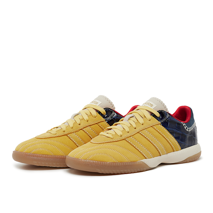adidas Originals x Wales Bonner Samba Millennium "Fade Gold Navy Croc" geel 85110 1