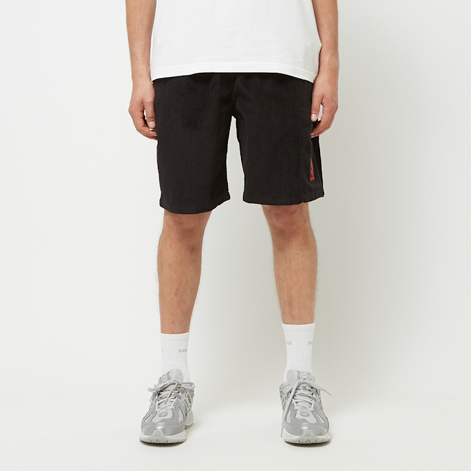 Pleasures Flip Corduroy Shorts zwart 90004 2