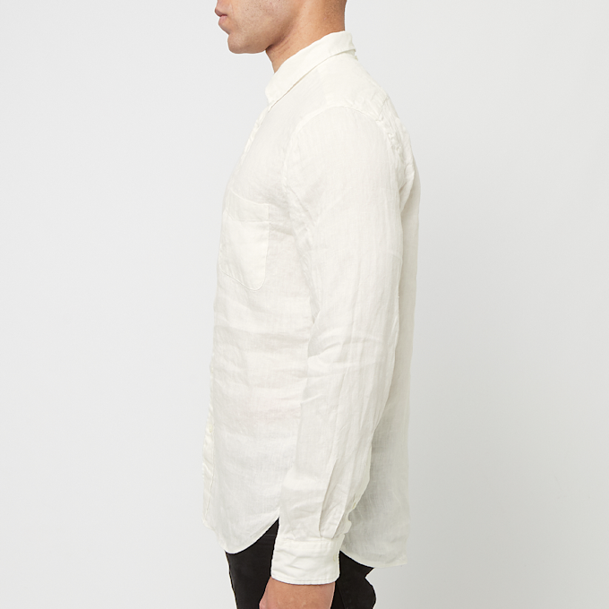 Beams Plus B.D. Linen Oxford weiß 88214 3