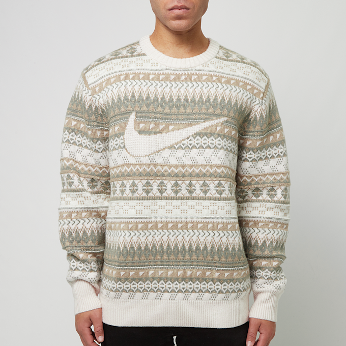 Jordan Fair Isle Swoosh-Pullover beige 85168 2
