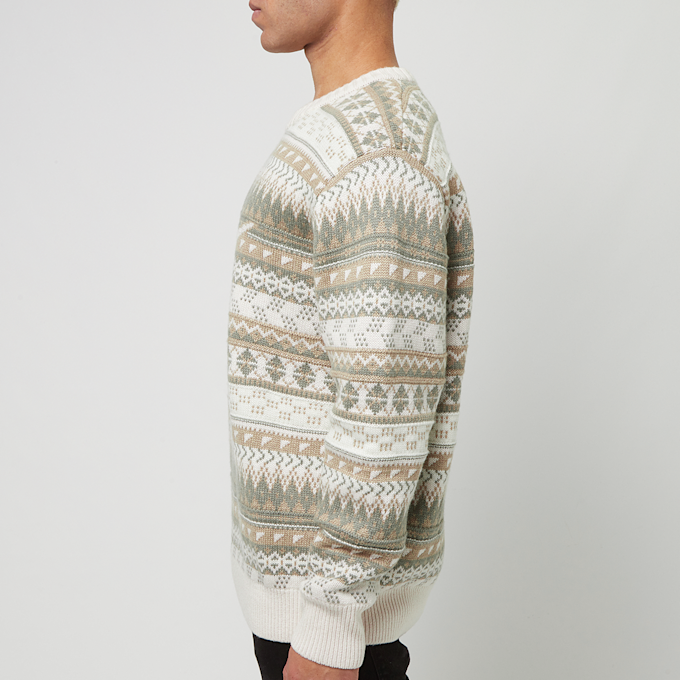 Jordan Fair Isle Swoosh-Pullover beige 85168 3