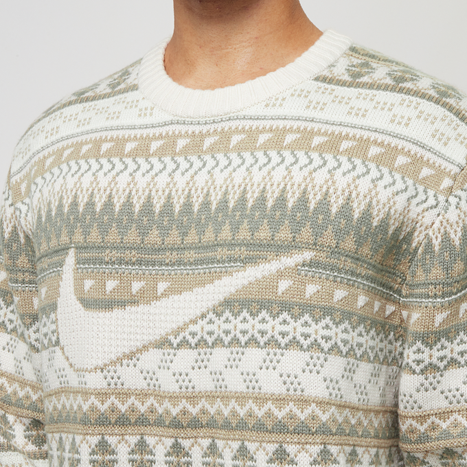 Jordan Fair Isle Swoosh-Pullover beige 85168 5