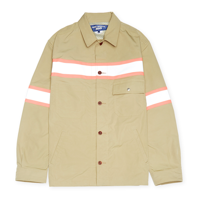 Junya Watanabe MAN PU Jacket burgundy beige 85176 1