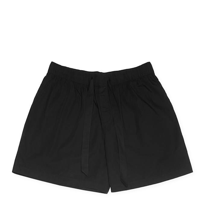 Tekla Poplin Pyjama Shorts zwart 89641 1