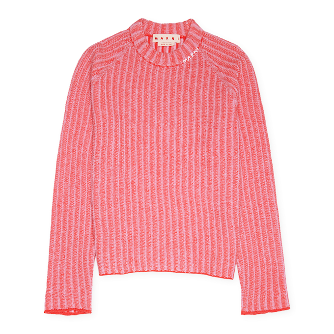 Marni Roundneck Sweater red 85245 1