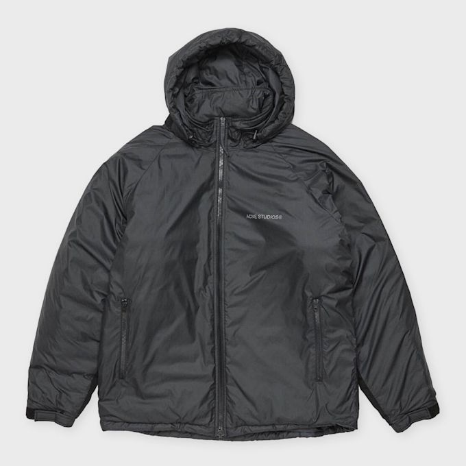Acne Studios Hooded Downjacket black 85254 1