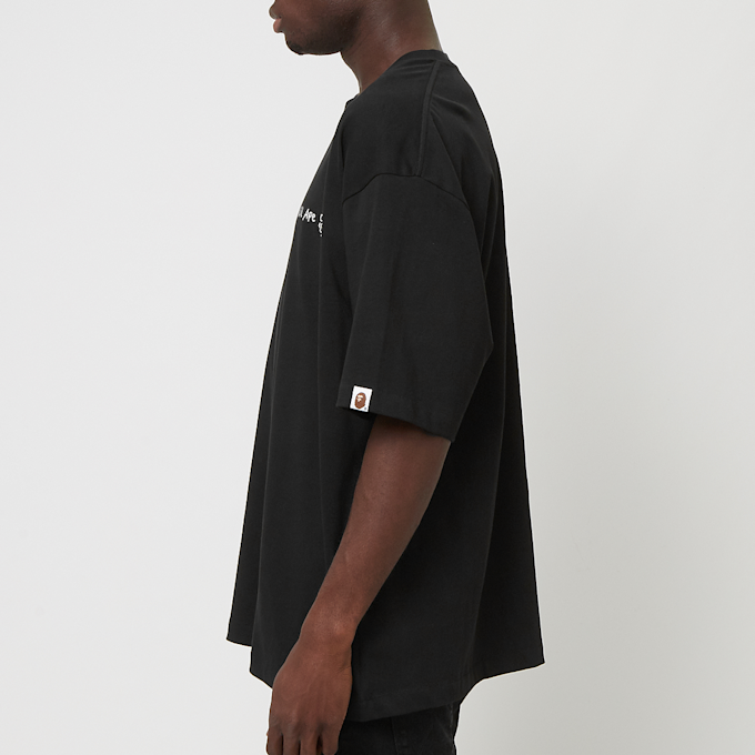 A Bathing Ape Hand Drawn Logo Relaxed Fit Tee black 85284 3