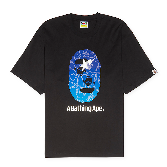 A Bathing Ape Line Camo Ape Head Relaxed Fit schwarz 89657 1