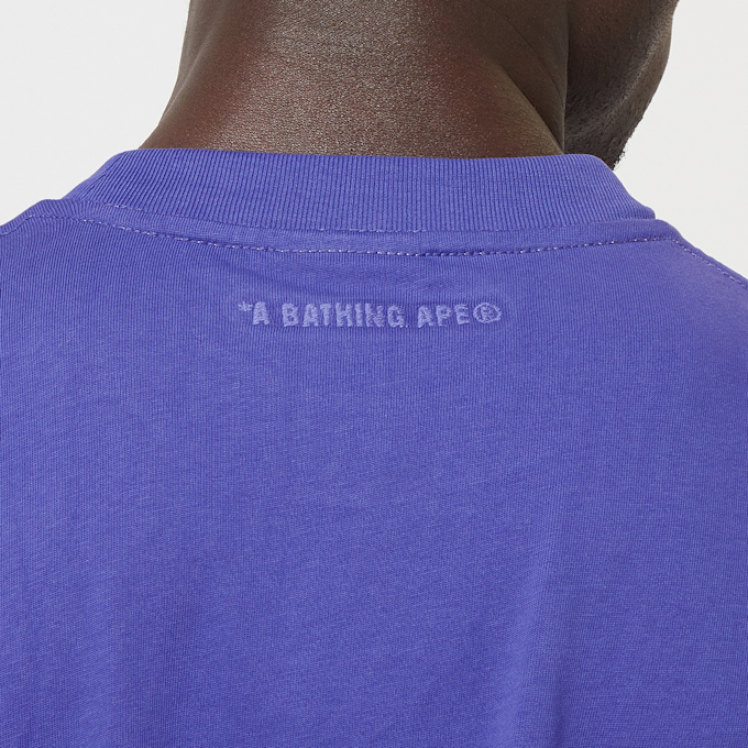 A Bathing Ape One Point Relaxed Fit Tee lila 87065 5
