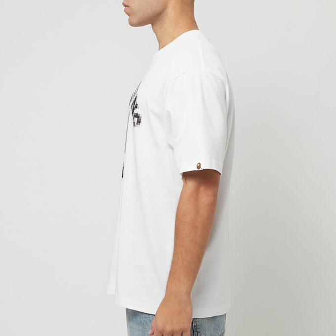 A Bathing Ape Pixal College Relaxed Fit Tee M weiß 90028 3