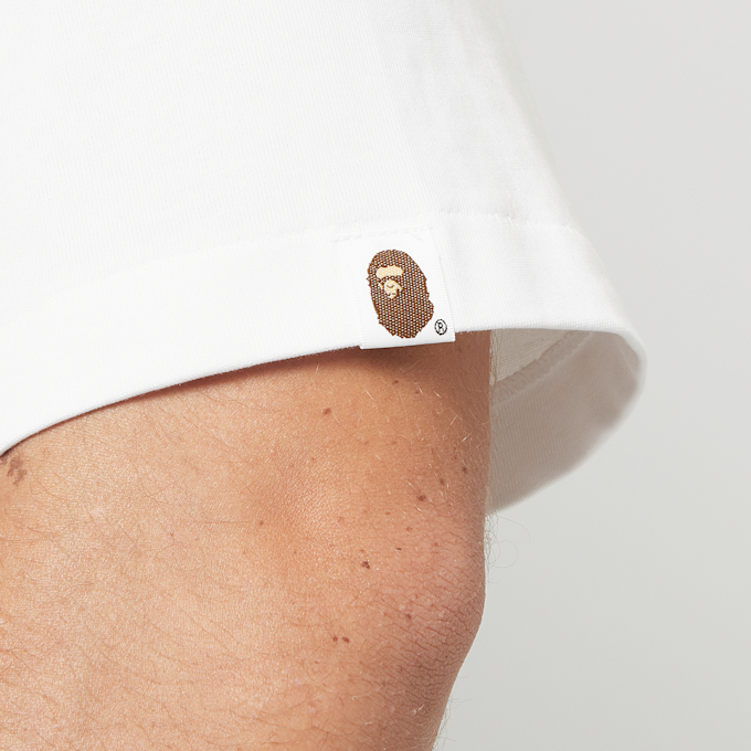 A Bathing Ape Pixal College Relaxed Fit Tee M weiß 90028 5