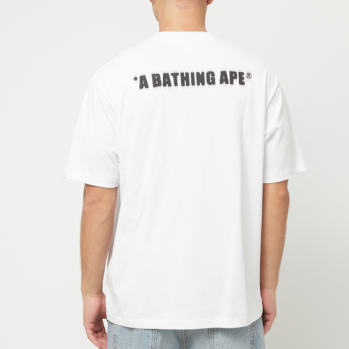 A Bathing Ape Pixel Ape Head Relaxed Fit Tee M white 88274 4