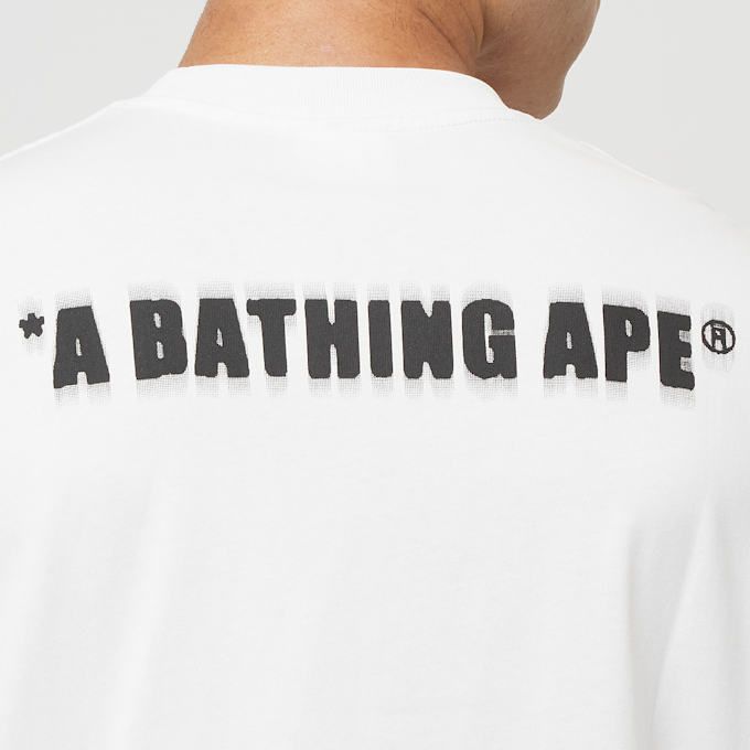 A Bathing Ape Pixel Ape Head Relaxed Fit Tee M white 88274 7