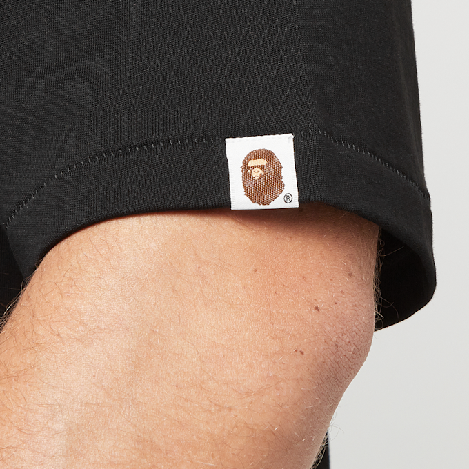 A Bathing Ape Sta Houndstooth College Relaxed Fit Tee M schwarz 89101 6