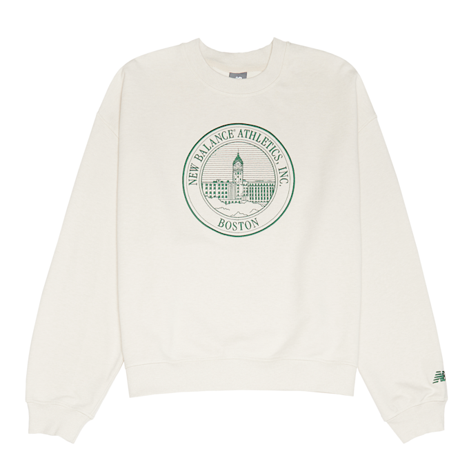 New Balance Wmns Athletics French Terry Crest Crew beige 90692 1