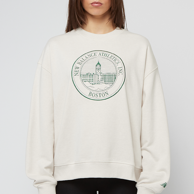 New Balance Wmns Athletics French Terry Crest Crew beige 90692 2