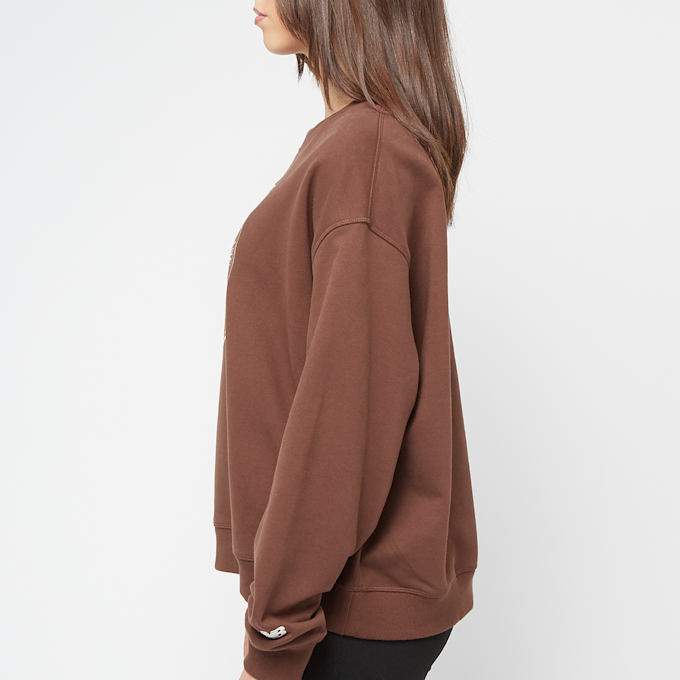 New Balance Wmns Athletics French Terry Crest Crew brown 87078 3