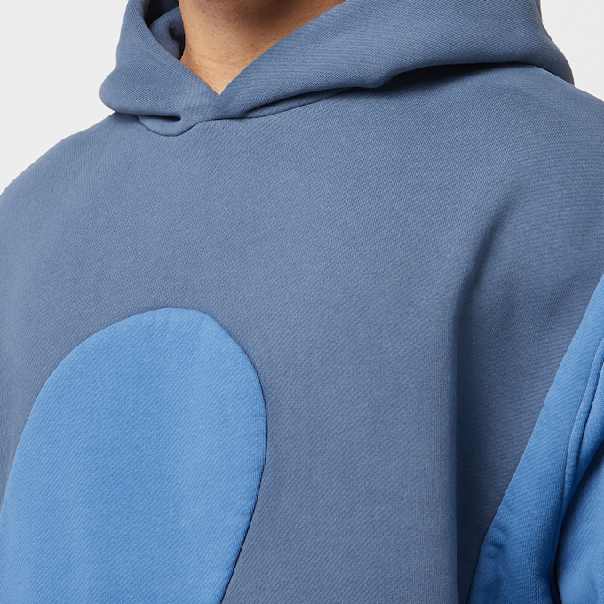 ERL Unisex Classic Swirl Hoodie Knit blau 90325 5