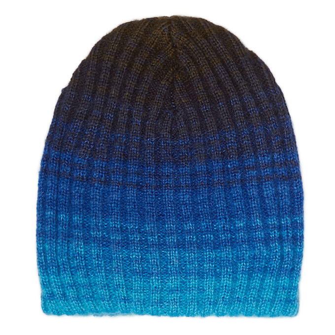 ERL Unisex Gradient Beanie Knit blau 90921 1