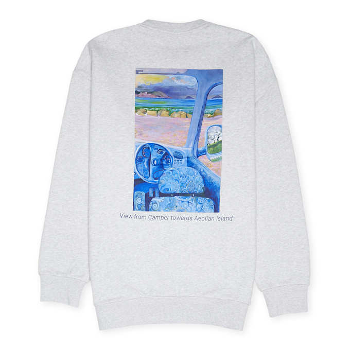 J. W. Anderson Acnhor Embroidery Back Print grey 88567 1