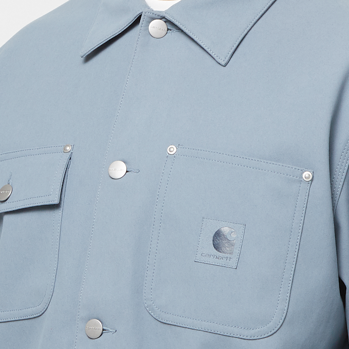 Carhartt WIP Suede Michigan Coat blau 89672 5