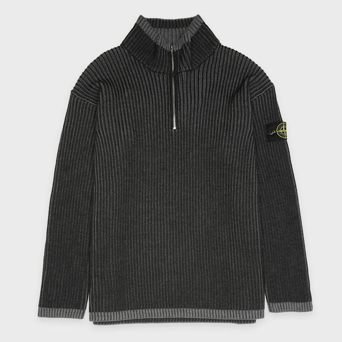 Stone Island Sweatshirt Melange grau 85400 1