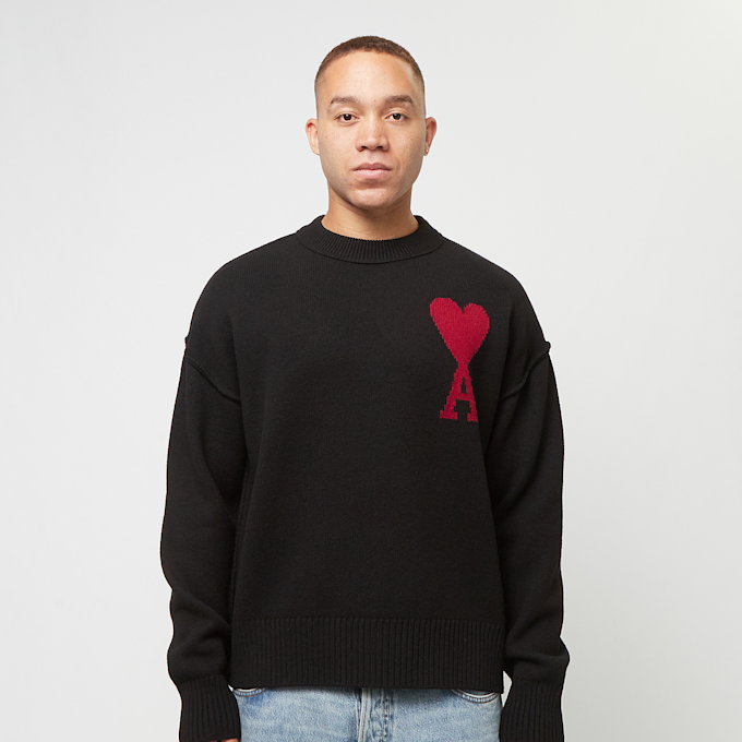 AMI PARIS Red ADC Sweater black 90047 2