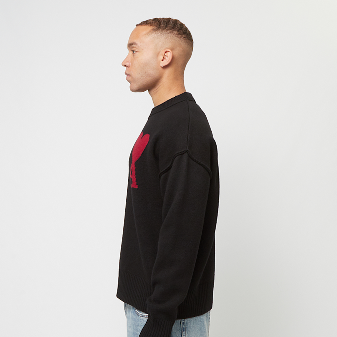 AMI PARIS Red ADC Sweater black 90047 3