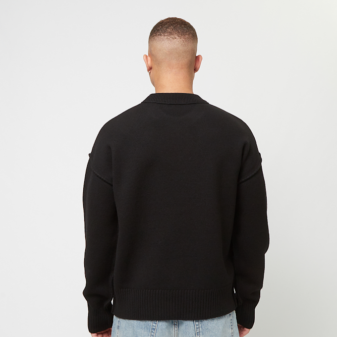 AMI PARIS Red ADC Sweater zwart 90047 4