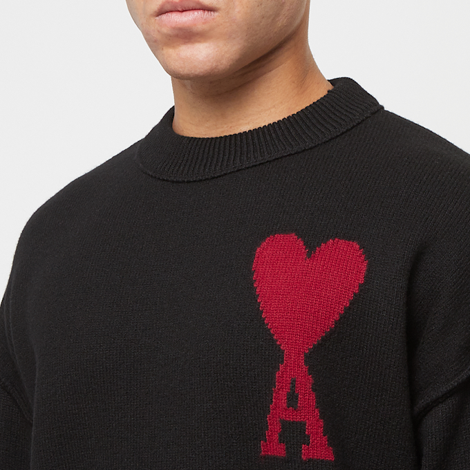 AMI PARIS Red ADC Sweater black 90047 5