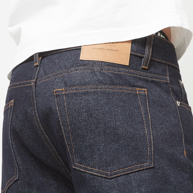 AMI PARIS Classic Fit Jeans blauw 89674 6