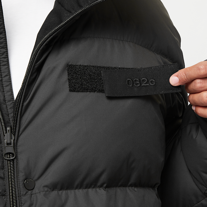 032c ''Concealed'' Reversible Down Jacket zwart 88654 6