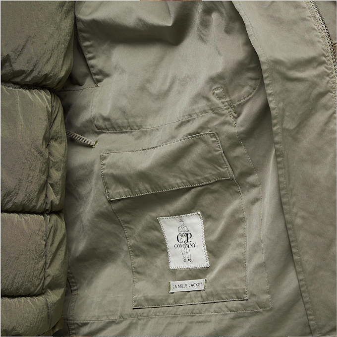 C. P. Company Outerwear Medium Jacket Micro Kei groen 88342 6