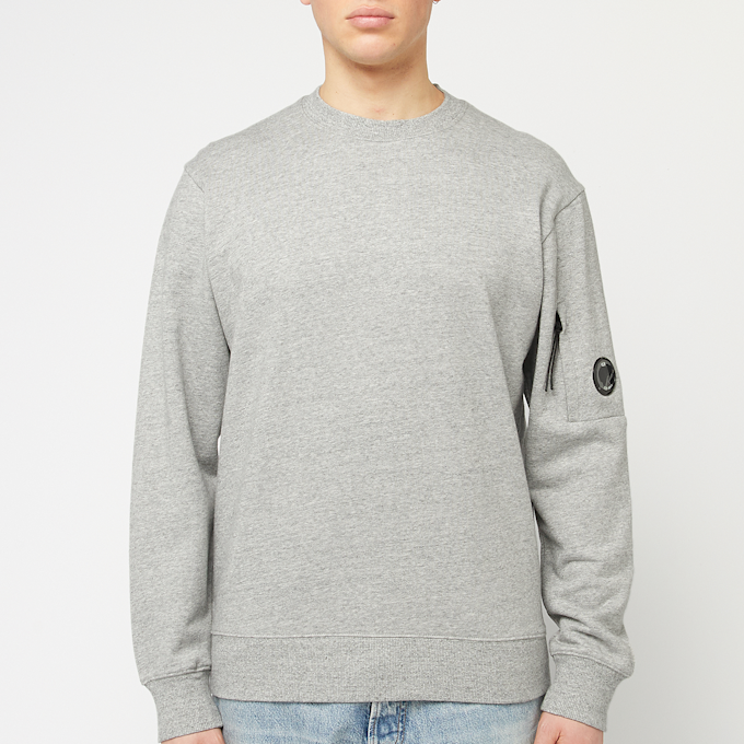 C. P. Company Diagonal Raised Fleece Lens Sweatshirt grijs 90440 2