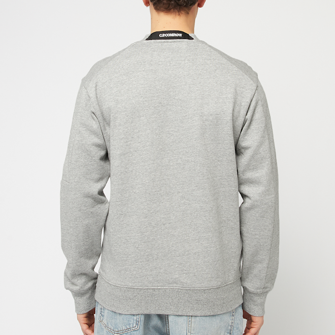C. P. Company Diagonal Raised Fleece Lens Sweatshirt grau 90440 4