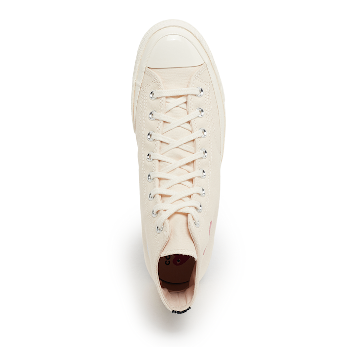 Comme des Garcons Play Small Red Heart Chuck Taylor All Star '70 Hi beige 87161 4